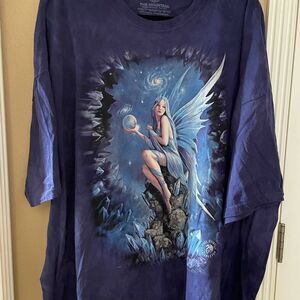Vintage The Mountain Fairy Anne Stokes Collection Plus Size 5X Tye Dye Shirt